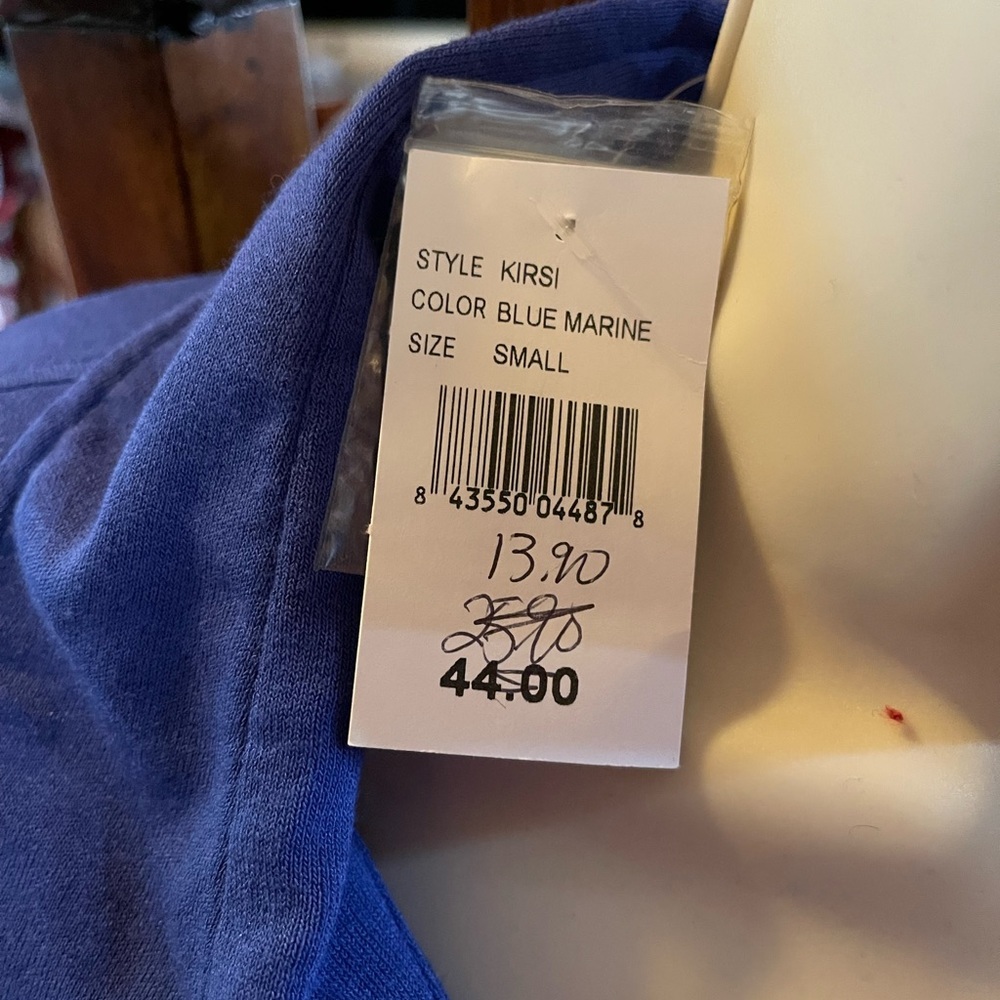 Current Affair blue knot top NWT - Picture 2 of 4